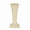 Vaza cu picior patrat 19cm - Alb