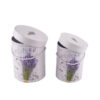 Cutie cilindru medie 2/set - Model 4 (Lavander)