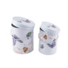 Cutie cilindru medie 2/set - Model 2 (Fluturi Albastri)